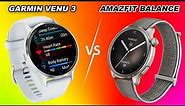 Amazfit Balance vs Garmin Venu 3: Which is better?