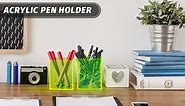 Acrylic pen holder installation process