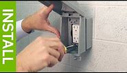 How to Install a Leviton Weatherproof Extra-Duty Outlet Box Hood (While-In-Use Cover)
