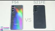 Samsung Galaxy F54 vs Samsung Galaxy F21 FE Speed Test and Camera Comparison