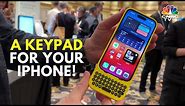 iPhone Gets A Keypad! | Clicks Technology | Qwerty keypad for the iPhone | CES 2024 | N18V