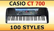 Casio CT 700 100 Styles Vintage Casiotone Keyboard Arranger