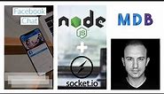 Facebook Chat App using Node.js and Socket.io