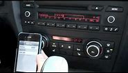 Pairing your iPhone with BMW Professional Radio