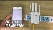Pix-Link : 192.168.1.254 ( myrepeater.net ) | set up mini router in Mobile | NETVN