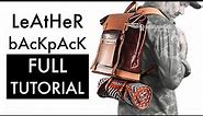What doest it take to make this Leather Backpack? - DIY Tutorial