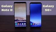 Samsung Galaxy Note 8 vs Samsung Galaxy S8+ Plus: Full Comparison