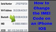How to Change the IMEI Code on an iPhone IOS