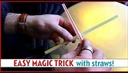 Easy Magic Trick with Straws!