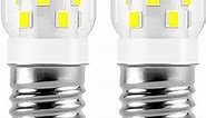 E17 LED Bulb Microwave Oven Appliance Light Bulb Super Power Saving Multiple Purpose Under Hood Over Stove Lights-3W(Equal to 40W Incandescent),380LM,6000K Daylight White-2 Packs