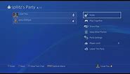 How to Use Party Chat on PS4