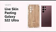 Galaxy S22 Ultra 2022 Vinyl Skin Application Tutorial | VecRas