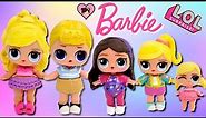 Custom Barbie DIY LOL Surprise Family - Ken, Skipper, Stacie and Chelsea