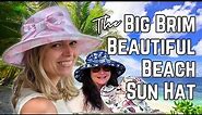 Hat School - The Big Brim Beautiful Beach Sun Hat step by step tutorial