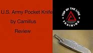 Knife Review U. S. GI Army Pocket Knife by Camillus