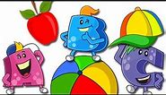 A For Apple , B For Ball , C For Cap | Funny Learning Cartoons by ABC Monsters