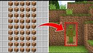 How to build a 100% INVISIBLE Door In Minecraft!