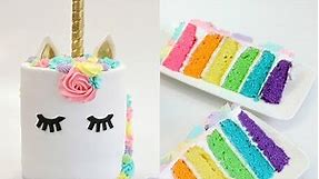 8 AMAZING Unicorn CAKES in 10 MINUTES!