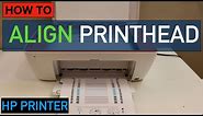 Align Printhead - How To Align Printhead of HP Printers ?