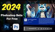 How to download Photoshop beta for free in 2024 | Photoshop 2024 new features | Photoshop (Beta)