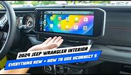 2024 Jeep Wrangler Interior + How to use UConnect 5