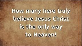 Bible Verses (5 Bible Verses About Salvation Through Jesus Christ) Your Faith Will Set You Free