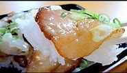 Eating Japanese food "Yakibuta Char siu Donburi" (ASMR)