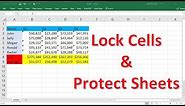 How To Lock Individual Cells and Protect Sheets In Excel
