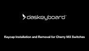 Cherry MX Keycap Installation and Removal