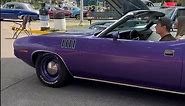 1971 Plymouth Cuda Convertible Plum Crazy Purple White Interior RARE