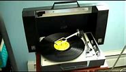 1975 GE Wildcat Portable Stereo Record Player