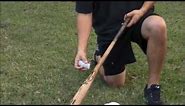 How to apply pine tar to a baseball bat