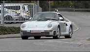 Porsche 959 at Ruf Automobile | Driving + Revs | Pfaffenhausen