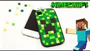 Minecraft Mobile Case. DIY easy crafts with foam