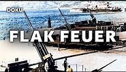 FLAK Feuer (Dokumentation 2. Weltkrieg, Deutsche Luftwaffe, Luftangriffe Originalaufnahmen)