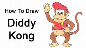 How to Draw Diddy Kong