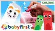 Toddler Learning Video | COLOR CREW MAGIC | Makeup Kit for kids | How to Draw | BabyFirst TV