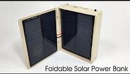 How to make a SOLAR POWER BANK Charger for mobile (Dual USB 5V 1A 2 1A)