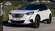 2020 Peugeot e-2008 GT Electric SUV Driving, Interior, Exterior | Pearlescent White