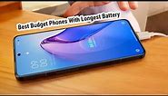 TOP 5 New Budget Phones With Longest Battery Life In 2023