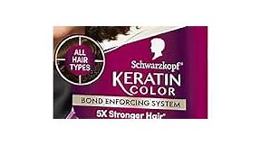 Schwarzkopf Keratin Color Permanent Hair Color, 5.0 Medium Brown, 1 Application - Salon Inspired Permanent Hair Dye, for up to 80% Less Breakage vs Untreated Hair and up to 100% Gray Coverage