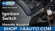 How to Replace Ignition Switch 94-97 Honda Accord