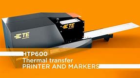 HTP600 Thermal Transfer Printer and Markers video (English)