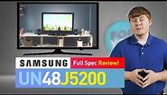SAMSUNG UN48J5200 // Full Specs Review #UN48J5200