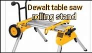 Dewalt rolling table saw stand