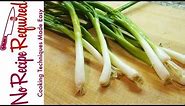 How to Chop Green Onions - NoRecipeRequired.com