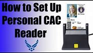 How To Set Up ANY CAC Reader For Windows/Google Chrome | Zoweetek CAC Reader 12026-3