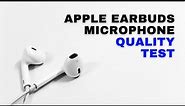 Apple Earbuds As A Low Cost Podcast Mic?