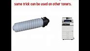 how to refill a toner for ricoh mp4054