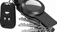 Key holder Keychain for Airtag, Carbon fiber/aluminum alloy keychain accessories compatible with Apple Airtag sale